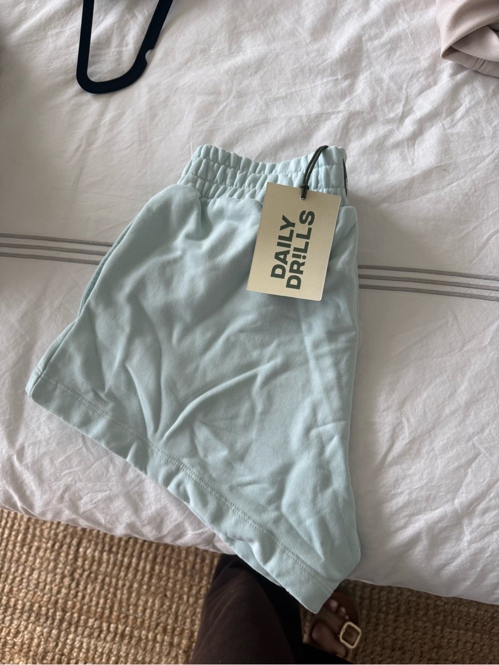 Daily Drills Sweat Shorts in Lake Color! - Picture 4 of 6